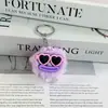 Chaveiro PomPom Fofo Engraçado Pingente Boca de Salsicha Feia Fofa Engraçada Par Melhor Amigo Bolsa de Estudante Pingente Lote