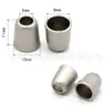 11x10 agujero 5-8mm tamaño cilíndrico recto aleación de zinc forma de campana botón de ajuste metálico hebilla de extremo de cordón venta al por mayor