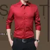 Camisas Masculinas de Manga Comprida de Outono Novas Formais Profissionais Atacado Camisas de Manga Comprida Masculinas Brancas Slim Camisas Masculinas