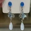 Brincos Estilo Coreano 2026 Puros e Delicados para Mulheres, Brincos de Franja Versáteis, Tendência Popular Online, Brincos Atacado para Barracas