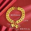 Pulseira Vietnamita de Ouro Areia com Fivela Dupla para Homens e Mulheres, Acessórios de Nicho Versátil Atacado Yiwu, Joias Transfronteiriças do Sudeste Asiático Novos Produtos