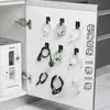 Organizador de cables autoadhesivo soporte mágico para cables organizador de cables de carga y datos almacenamiento bridas para cables de red de escritorio
