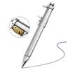 Pluma Medidora Multifuncional en Stock, Color Plateado, Impresión de Logo en Lotes Pequeños, Herramienta de Estilismo, Bolígrafo, Calibrador Vernier