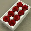 Flor Mágica Flor Eterna Grado AB 4-5 Rosa Caja Entera diy Bolsa de Material Floral Cubierta de Vidrio Día de San Valentín Unicornio