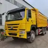 Camión Volquete Tractor Howo de Segunda Mano Exportado, Camión Volquete de Ingeniería para Lodo a la Venta, Camión Volquete Trasero de Ocho Ruedas