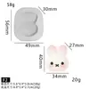 Molde de silicona para juguete blando estilo tejido, formas de gato Miffy y árbol de Navidad, molde hecho a mano para hacer juguetes de comida