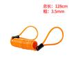 Cerradura de Disco para Vehículo Eléctrico Cerradura de Freno para Motocicleta Cerradura para Bicicleta de Montaña Cuerda Recordatoria Accesorios de Montar Scooter