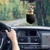 Pendente Decorativo de Alpaca de Bolso Novo para Carro Transfronteiriço Acrílico Plano Espelho Retrovisor de Carro Presente