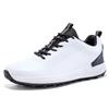Sapatos de Golfe Masculinos para Primavera e Verão, Respiráveis, Unhas Quebradas (?), Cadarço Antiderrapante, Sapatos Esportivos Casuais para Exterior