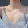Estilo coreano simples cruz colar personalidade elegante das mulheres mini cruz cadeia clavícula cadeia mulher namorada presente