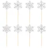 Decoración para fiesta de Navidad de invierno suministros pancarta para baby shower accesorios para fotos decoraciones colgantes de copo de nieve pancarta de papel