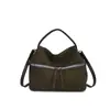 Nueva colección Otoño/Invierno 2026: bolso de mano retro de gamuza mate, gran capacidad, bolso de hombro, bolso cruzado, adecuado para el trabajo, los desplazamientos y llevar el almuerzo