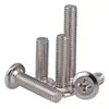 Tornillos para Cuna Muebles Cama de Madera Escritorio Gabinete Accesorios de Ferretería Tornillos Biselados Niquelados Cabeza Plana Phillips M6