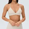 Chaleco de yoga con tirantes ajustables transfronterizos para mujer, copa de gota de agua Maya desmontable, sujetador deportivo con tirantes cruzados en la espalda