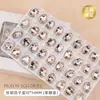 Novos Strass de Unha de Cristal Irregulares com Fundo Pontiagudo Famosos na Internet K9 Oval Ovo de Pombo Luxo Decorações de Unha