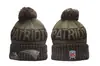 Otoño e Invierno Nuevo Comercio Exterior Equipo de Fútbol NFL Pareja Hombres y Mujeres Moda Casual Gorros Gruesos de Punto Modernos