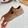 Zapatos Birkenstock para niños, zapatos para niñas, nueva colección primavera/otoño 2026, zapatos sin cordones de suela blanda para niños, zapatos de una sola pieza para niñas pequeñas, para niños de tamaño mediano y grande