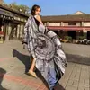 Lago Salado Chaka Noroeste Grande Turismo Estilo Étnico Bufanda Bufanda Nueva de Verano para Mujer Playa Marina Chal Protector Solar Delgado