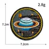 Série Astronauta Estrela Adesivos de Tecido Bordados Patch de Nave Espacial OVNI Insígnia Menino Computador Etiqueta Bordada Venda por Atacado em estoque