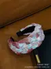 Diadema Ancha Trenzada de Dos Tonos Vintage con Corona Alta Pasador de Hada Accesorio para el Cabello Adelgazante para la Cara Cara de Mujer Rica Lavado de Cara