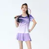 Nuevos Uniformes de Bádminton Conjuntos para Hombre y Mujer Manga Corta Ropa Deportiva Uniformes de Entrenamiento Competición Equipo Verano Secado Rápido Tenis de Mesa Bádminton Uniformes Personalizados