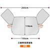 Parasol para Parabrisas Delantero de Coche Paraguas Aislamiento Solar Cubierta para Nieve Cubierta para Coche Parasol para las Cuatro Estaciones Cubierta para Nieve