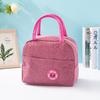 Bolsa para Marmita, Bolsa Térmica para Almoço, Bolsa de Almoço para Estudantes, À Prova d'Água e de Óleo, Bolsa para Refeições para Trabalhadores de Escritório, Bolsa Espessa de Folha de Alumínio