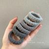 Ligas para el Cabello de Alta Elasticidad en un Frasco, Gomas para el Cabello Sin Costuras, Ligas Redondas para Coleta Alta, Bandas Elásticas, Accesorios para el Cabello Que No Dañan el Cabello