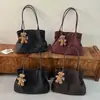 Bolso Cuadros de Lana Simple para Mujer Otoño Invierno Estilo Casual Perezoso Bolso de Hombro Único Bolso Tote de Gran Capacidad para el Trabajo Bolso de Mano