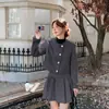 Traje de Lana de Dos Piezas de Moda para Invierno 2025, Conjunto de Lana Versátil de Alta Calidad que Reduce la Edad
