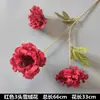 Arte Floral para Casamento Flor Vermelha Material de Fundo Decoração Ikebana Rosa Eucalipto Arranjo para Sala de Estar Interna