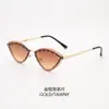 Nuevas Gafas de Sol Cat-Eye de Moda con Remaches Retro, Gafas de Sol Personalizadas, Estilo Europeo y Americano a la Moda, Venta al por Mayor de Fabricantes Transfronterizos