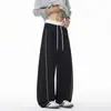 Coleção Outono 2026: Calça Jogger Contraste Color Block Costura Contrastante Faca Curva Sem Sombra M-5XL HK261026-Especial P35