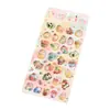 Pegatinas de Cristal con Relieve Luminoso Estéreo 3D Pegatinas de Animales Lindos de Dibujos Animados para Niños Pegatinas Hechas a Mano Pegatinas de Recompensa