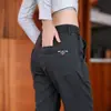 Pantalones casuales para hombre para pedidos de exportación, corte holgado, elásticos, pierna recta, con bolsillos con cremallera, pantalones de vestir versátiles, pantalones de trabajo duraderos para hombre