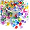 Cubitos de Hielo Simulados, Piedras de Cristal Transparentes de Colores, Cubitos de Hielo Falsos, Accesorios de Disparo DIY, Cubitos de Hielo Acrílicos, Decoración para Acuario