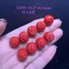 Acessórios de Pulseira de Contas Redondas Buda Pedra de Nascimento do Zodíaco Areia Vermelha de Alto Teor Natural Mercúrio Divindade Guardiã Atacado
