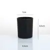 Taza de Velas de Vidrio Esmerilado Colorida de Moda Portavelas Romántico para Interiores Portavelas DIY Taza de Aromaterapia Taza Opaca Frasco de Vidrio