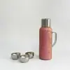 Hervidor Termo de Titanio Puro con Pantalla de Temperatura Mecánica Transfronterizo Hervidor Termo Doméstico de Gran Capacidad Colorido Cristal de Hielo Pequeño Cañón de Acero Cafetera