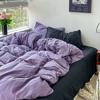 Juego de cuatro piezas color viento funda nórdica sábanas para el hogar mezcla y combina pequeño fresco dormitorio de estudiantes juego de cama de tres piezas al por mayor