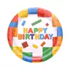 Suministros para Fiesta de Cumpleaños Platos de Papel Desechables Colección Tema Infantil Impresión de Anime Platos Engrosados Estilo Nuevo