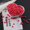 Pérolas Artificiais Coloridas de ABS de Alto Brilho 6mm com Furo Reto para DIY Acessórios de Roupa Artesanais Materiais e Componentes para Joias com Contas