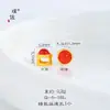 Pu Zuojiu no se desvanece arena dorada accesorios DIY amor rosa cuerno de la abundancia pulsera con cuentas pasantes collar con cuentas