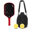 Raquete de Pickleball de Fibra de Carbono T700 Toray Textura de Tecido de Grafite Fosca 16mm de Espessura Competição Fibra de Carbono