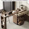 Armário Integrado com Barra Retrátil Simples Italiano para Apartamento Pequeno, Armário Lateral de Sofá para Casa, Armário de Armazenamento de Divisória para Sala de Estar