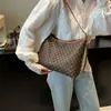 Bolso de Hombro de Bloques de Color Estampado para Mujer 2026 Nueva Moda de Otoño Elegante Versátil Bolso Tote de Gama Alta