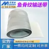 Fabricante de Correias Fornece Correias Transportadoras de Padrão Espinha de Peixe de PVC Cinza para Madeira e Materiais em Folha, Correias de Transmissão Antiderrapantes e Resistentes ao Desgaste