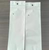 Accesorios de Joyería Bolsa Larga Blanca Transparente Perlada Embalaje con Cremallera Cosmética Bolsa Autosellable Bolsa Perlada Transparente