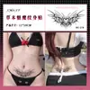 Tatuagem Adesivo de Ervas Sucubus à Prova d'Água Duradoura Barriga Costas Personalizada Sexy Feminina Refletiva Simulação Adesivo de Suco