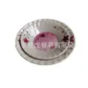 Louça de melamina estampada prato de melamina prato pequeno redondo canelado 5 polegadas 6 polegadas prato lanche lanche prato de lanche